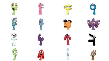 My Sprunki OC: Alphabet Lore (full pack)