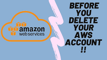 Before you delete your AWS account permanently! #AWS #AmazonWebServices #CreditCard #payment