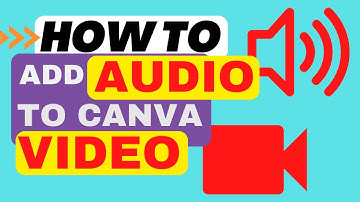 How to add audio to Canva video - Easy to do tutorial!