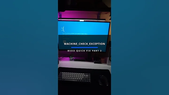 BSOD quick fix MACHINE_CHECK_EXCEPTION part 2