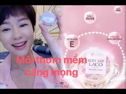 Son Dưỡng Môi Laco Trị Thâm Môi Chứa 100% Thành Phần Tự Nhiên Giúp Môi Căng Mọng Tươi Màu