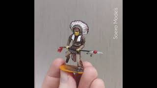 Pintura Figura 135 Forte Apache Cowboys E Índios