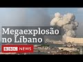 Megaexplosão lança 'nuvem cogumelo' sobre o céu de Beirute, no Líbano; veja