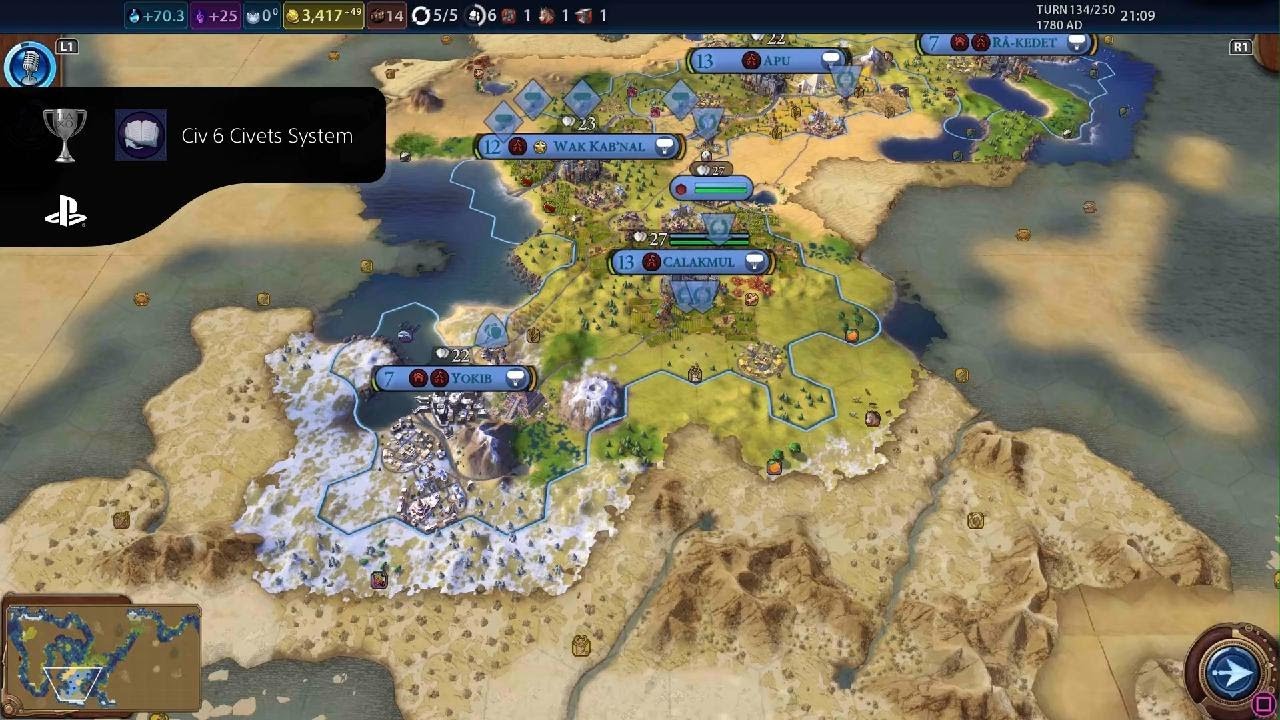 Sid Meier's Civilization VI ~ Civ 6 Civets System Trophy - YouTube
