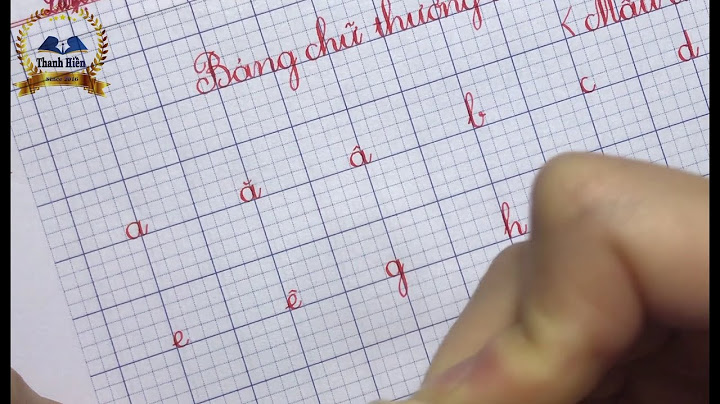 Cách học chữ lớp 1