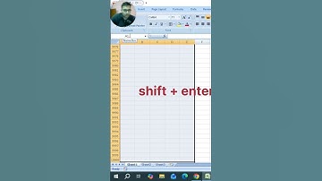 Select 10000 Cells in Excel In 1 Second #excel #exceltips