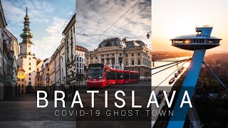 Bratislava - ghost town during COVID-19