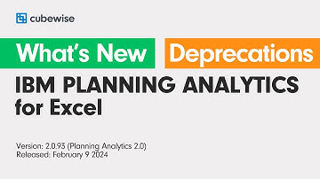 IBM Planning Analytics for Excel (PAfE) 2.0.93. Released Feb 9th 2024.