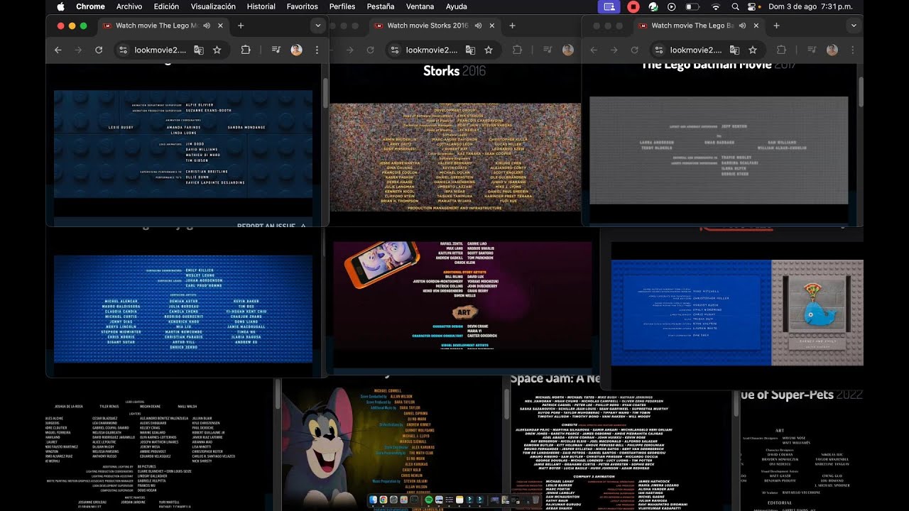 All warner bros pictures animation end credits at once [ febraury 2014 july 2022]