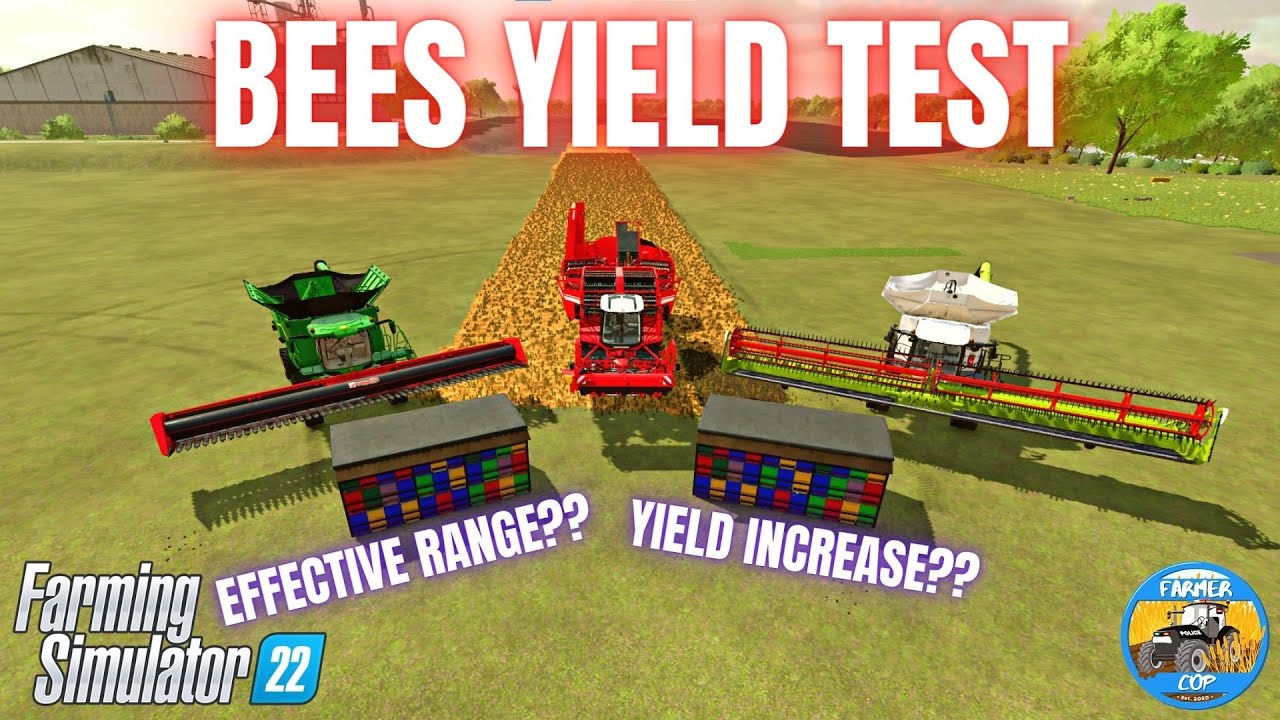 how-do-bees-increase-yield-farming-simulator-22-youtube