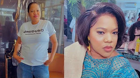 See Toyin Abraham Becomes ONIDURO Of Nigerian Men Sparks Reaction Wear Husband Kolawole Ajeyemi Jean