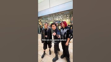 YOU WONT BELIEVE WHAT WE FOUND IN HOT TOPIC 😳🔥 #emo #hottopic #goth #alternative #tx2 #rock #alt