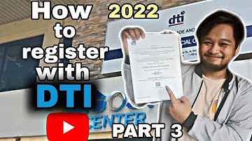 PART 3/3 How to register your YOUTUBE with DTI | Tagalog Tutorial || I AM MV