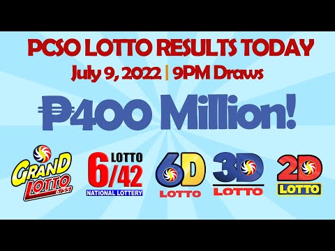 6/55 Grand Lotto Result July 9, 2022 - 6/55, 6/42, 6D, 3D, and 2D PCSO Results