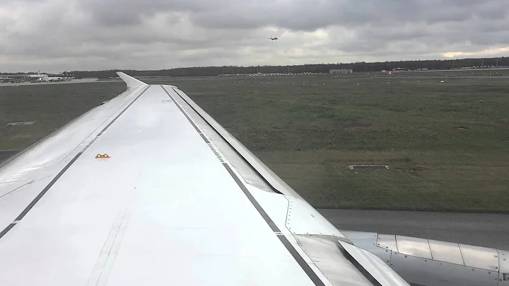 Lufthansa A319 Pushback, Taxi and Takeoff from Frankfurt