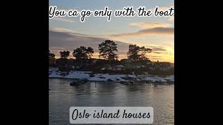 Oslo island houses #travel #visit #Norway #europe #north #lovetravelling
