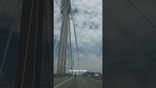 This is the Port Mann bridge. One of the widest bridge ever built.
