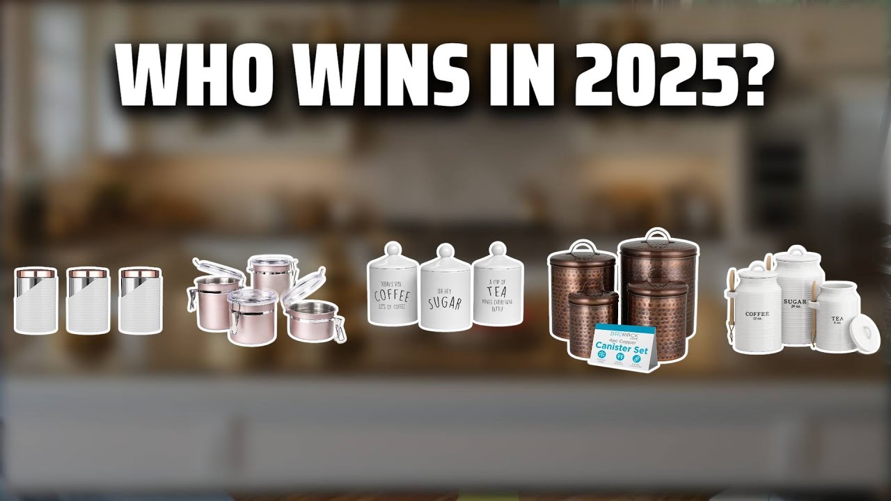 The Top 5 Best Gold Canister Set in 2025 - Must Watch Before Buying!