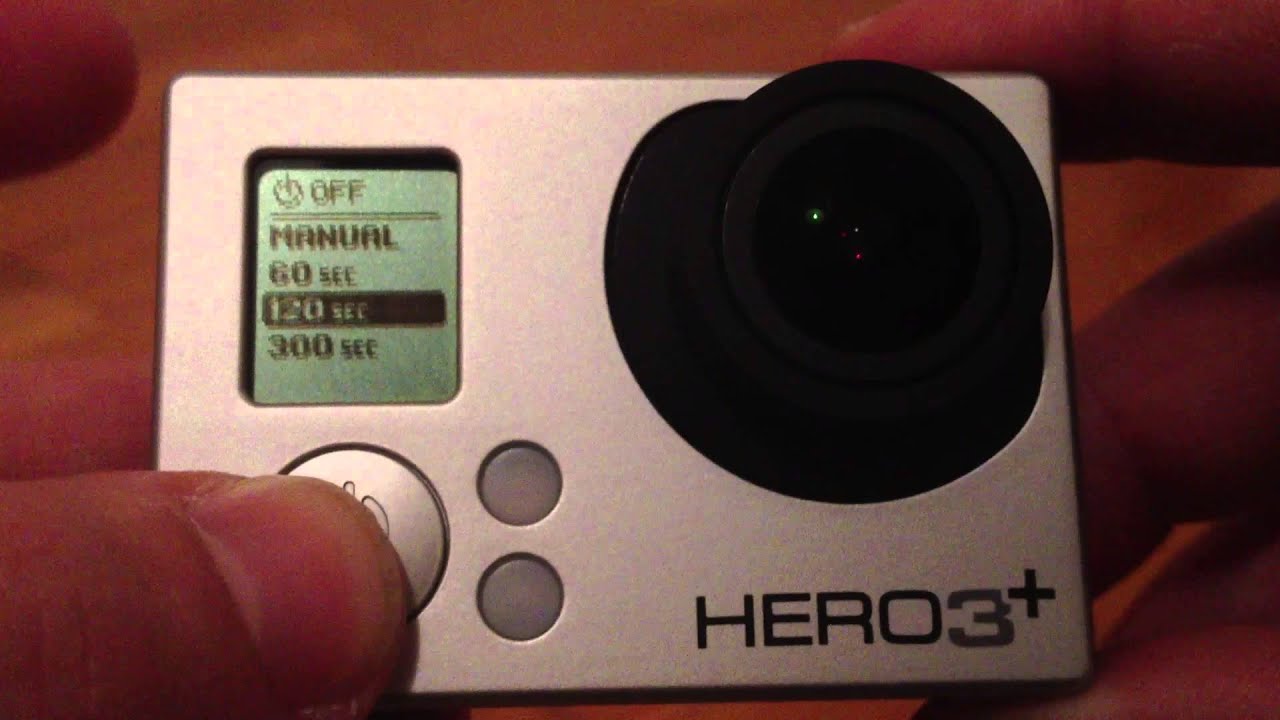 GoPro Hero3 Plus:Auto / Manual Power Off [HD] - YouTube