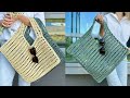 ​أسهل شنطة كروشيه للمصيف/خطوة بخطوة للمبتدئينEasiest Crochet Beach Bag Step-by-Step for Beginners
