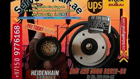 Heidenhain Technical Support at Site for Encoder Error Diagnosis Troubleshooting ServoRepair.ae UAE