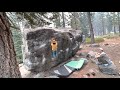 Toadstool Sandwich (V4) / Lake Tahoe (Nan)