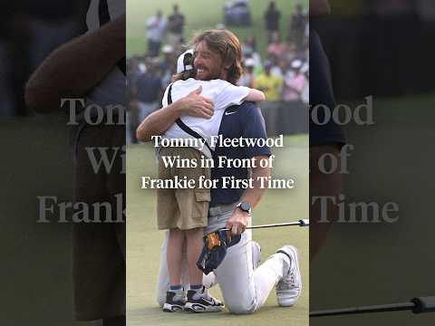 Tommy Fleetwood wins in front of Frankie for the first time 💛