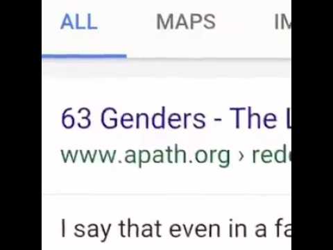 63 genders youtube