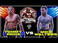 Epic title fight tommy price vs mike walters  k1 kickboxing  octagon wars 1