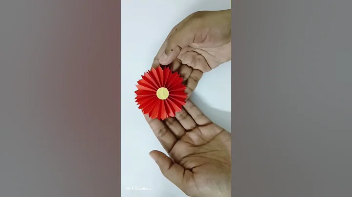 How to make easy flowers  🌻🌼 #youtubeshorts #shortvideo #shorts #craft