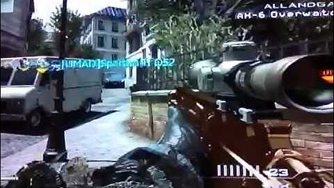 MW3: Gold MSR Drop Zone Gameplay on Resistance