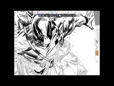 Evening Cool Down with J. Andrew World inking Rob Liefeld