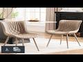 Kidol &amp; Shellder Dining Chairs Set of 2 Mid Century Modern Kitchen