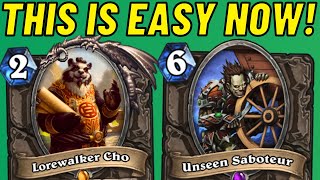 Lorewalker CHO-TK?! Unseen Saboteur Combo!