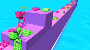 Ladder Race - Gameplay Walkthrough Part 1 (iOS, Android)