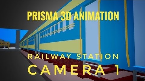 How to create railway station in prisma3d | Camera 1 #kaizengovind #prisma3d #prisma3dtutorial