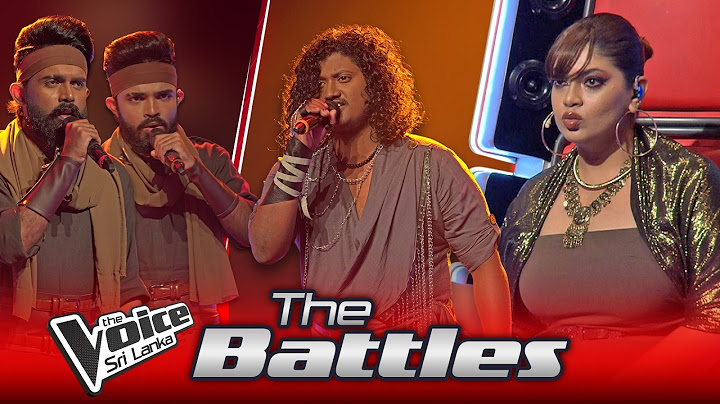 Bhanu & Double Note | Kaluwara (කළුවර) | The Battles | The Voice Sri Lanka