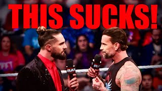 CM Punk vs Seth Rollins is BAD??? | WWE Raw REVIEW