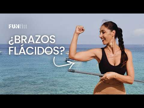 QUIERO que esta parte del brazo NO me cuelgue | 5 ejercicios en casa con un palo
