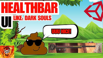 How it is done HealthBar UI similar to Dark Souls series in Unity (Unity Tutorial)