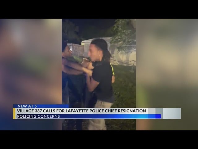 Village 337 calls for the Lafayette Police Chief's resignation class=