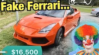 Clown Makes FAKE Ferrari Out Of A Celica?!? (Sh*tty Car Mods Reddit)