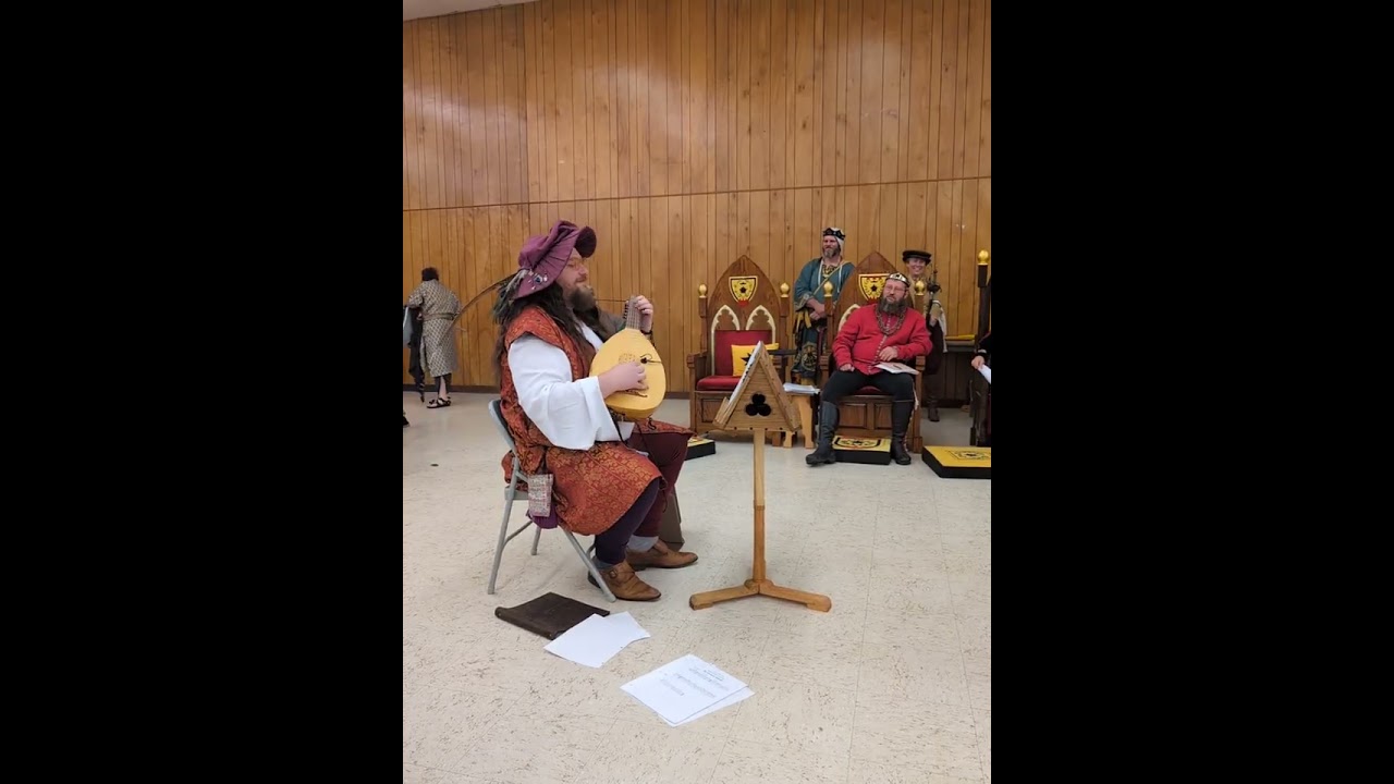 Ansteorra Kingdom Bardic 2025- Vitalis Gabrielle Venier Della Mare