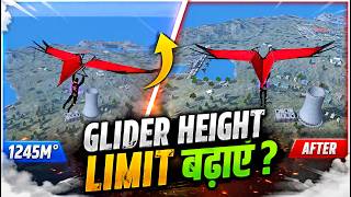 Glider Se Map ke Upar Kaise Jaye | Glider Height limit Increase | Free Fire