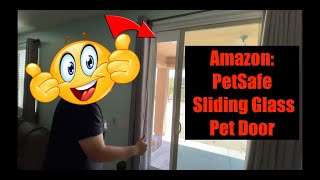 Amazon: PetSafe Sliding Glass Pet Door (Aluminum) by justsoboredagain 4,177 views 9 months ago 8 minutes, 37 seconds