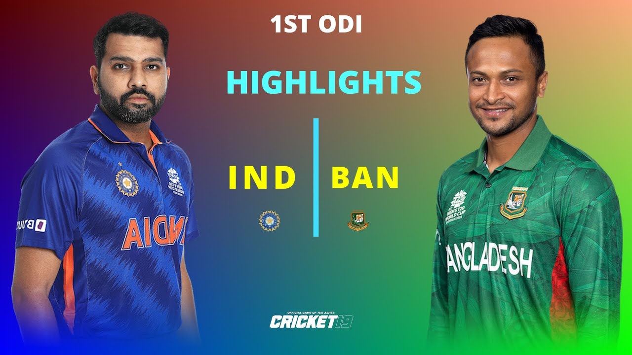 IND vs BAN 1st ODI 2022 Highlights IND vs BAN 1st ODI Full Match Highlights Hotstar Cricket 19