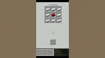 how to make a compass in minecraft? | #minecraft #shorts