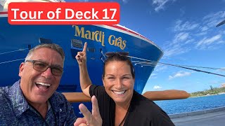 COME ALONG ON A TOUR OF CARNIVAL MARDI GRAS DECK 17
