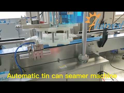 Automatic metal can turning machine, auto tin canister seaming machine