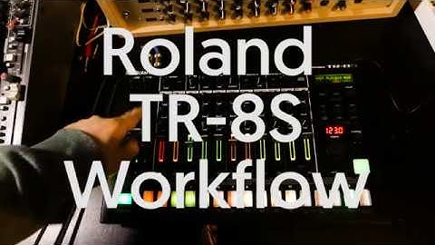 Roland Aira TR-8S Sampler quick workflow with custom sample Demo
